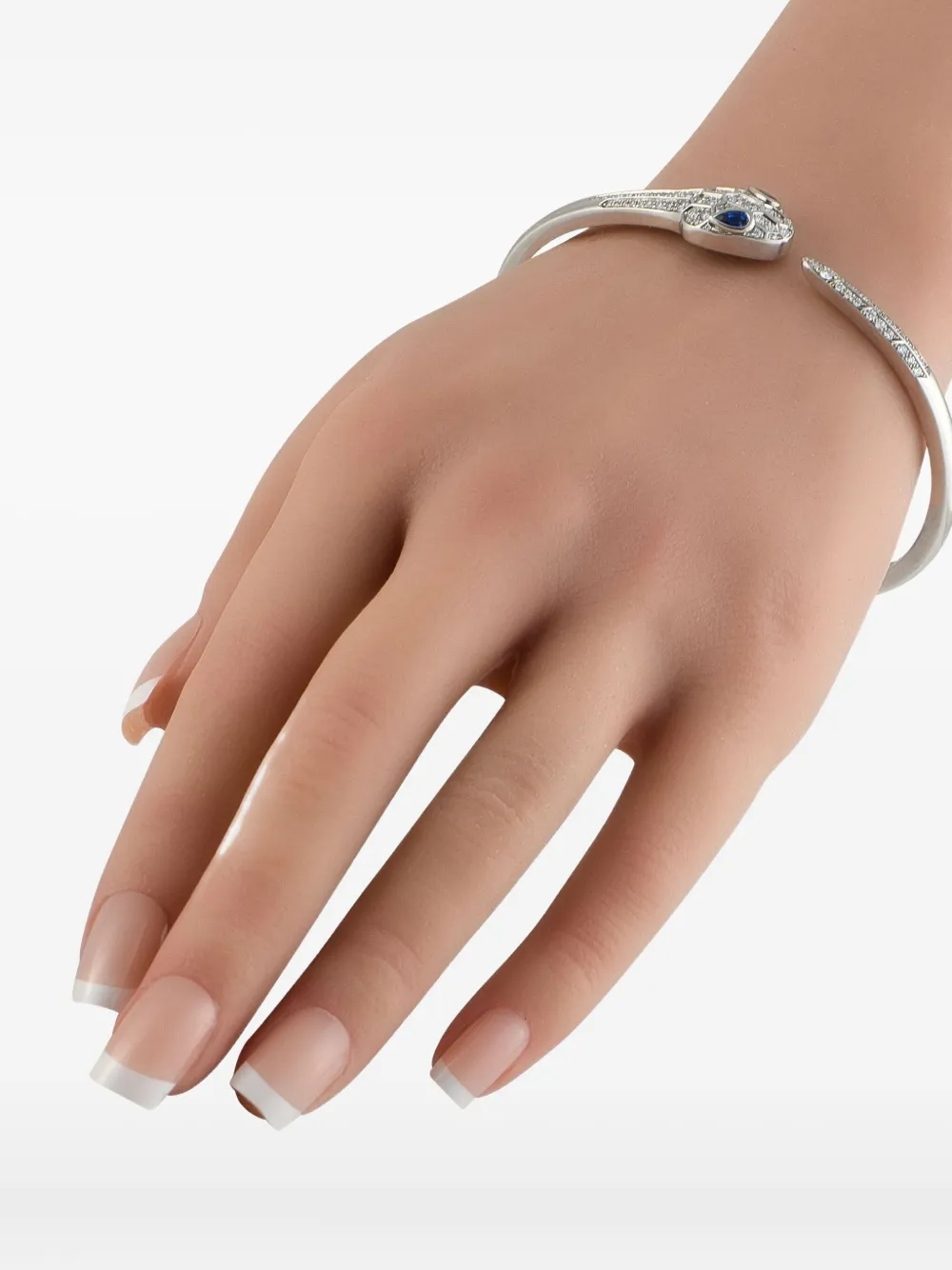 Bvlgari Pre-Owned 18K white gold Serpenti Seduttori diamond and Bvlgari Pre-Owned 18K white gold Serpenti Seduttori diamond and