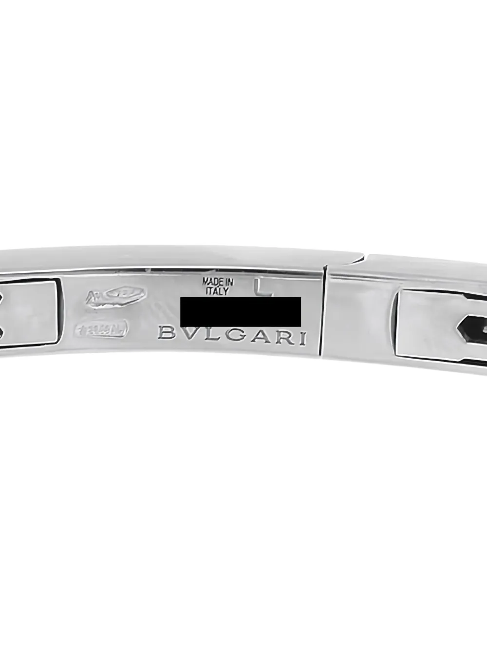 Bvlgari Pre-Owned 18K white gold Serpenti Seduttori diamond and sapphire bracelet | Image 2