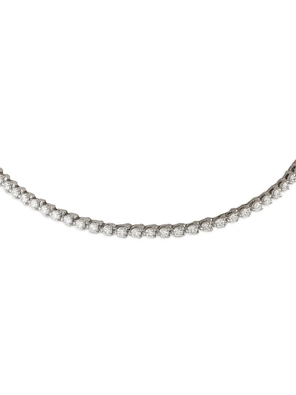 LB Exclusive platinum diamond tennis necklace | Image 2