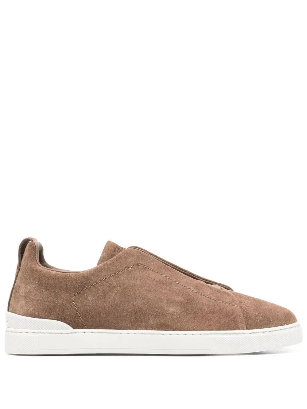 Zegna Triple Stitch™ suède sneakers Bruin