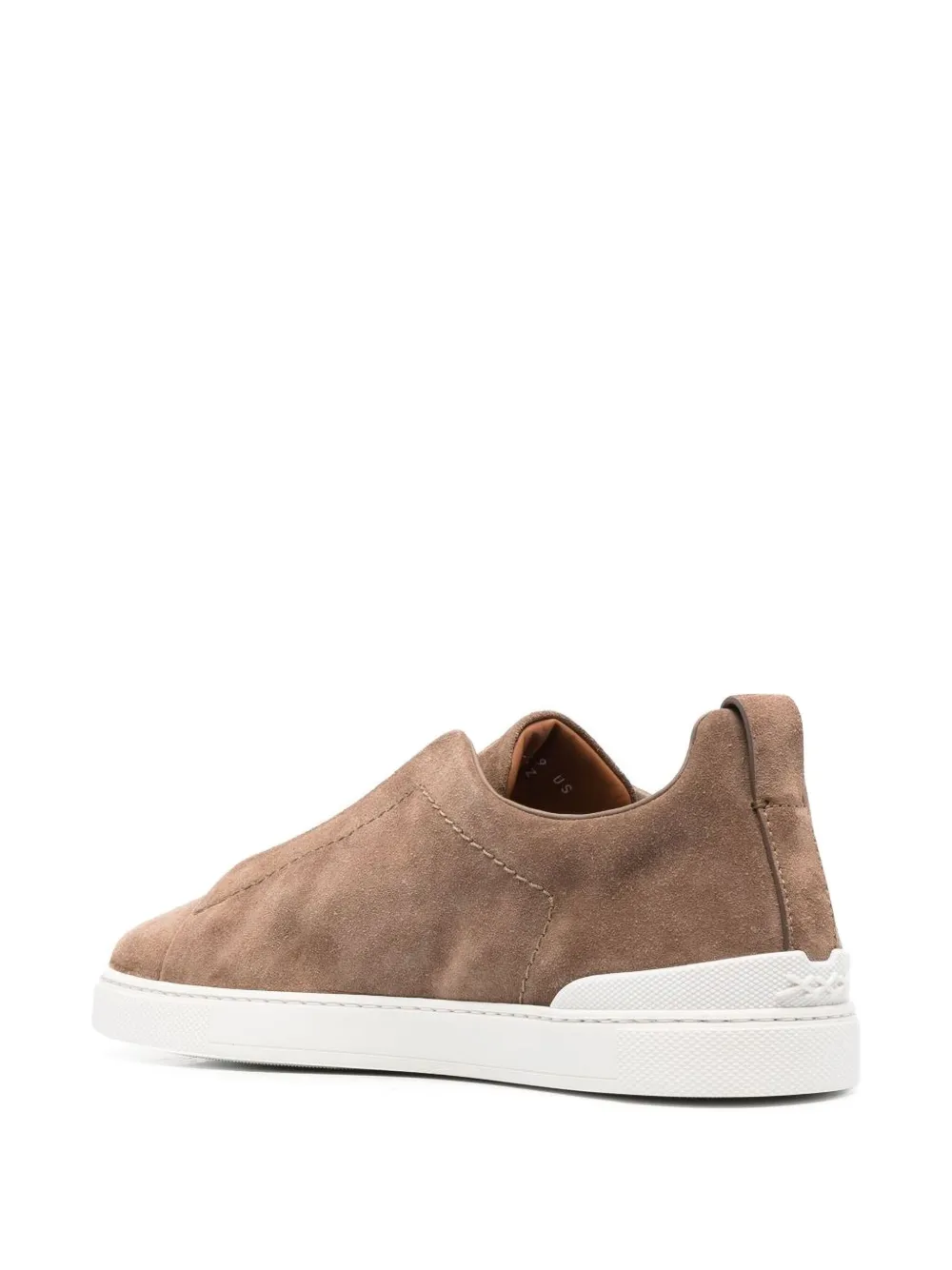 Zegna Triple Stitch™ suède sneakers Bruin