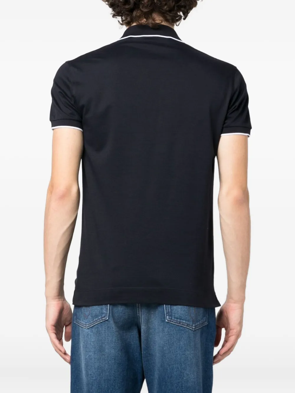 Zegna Poloshirt met korte mouwen Blauw