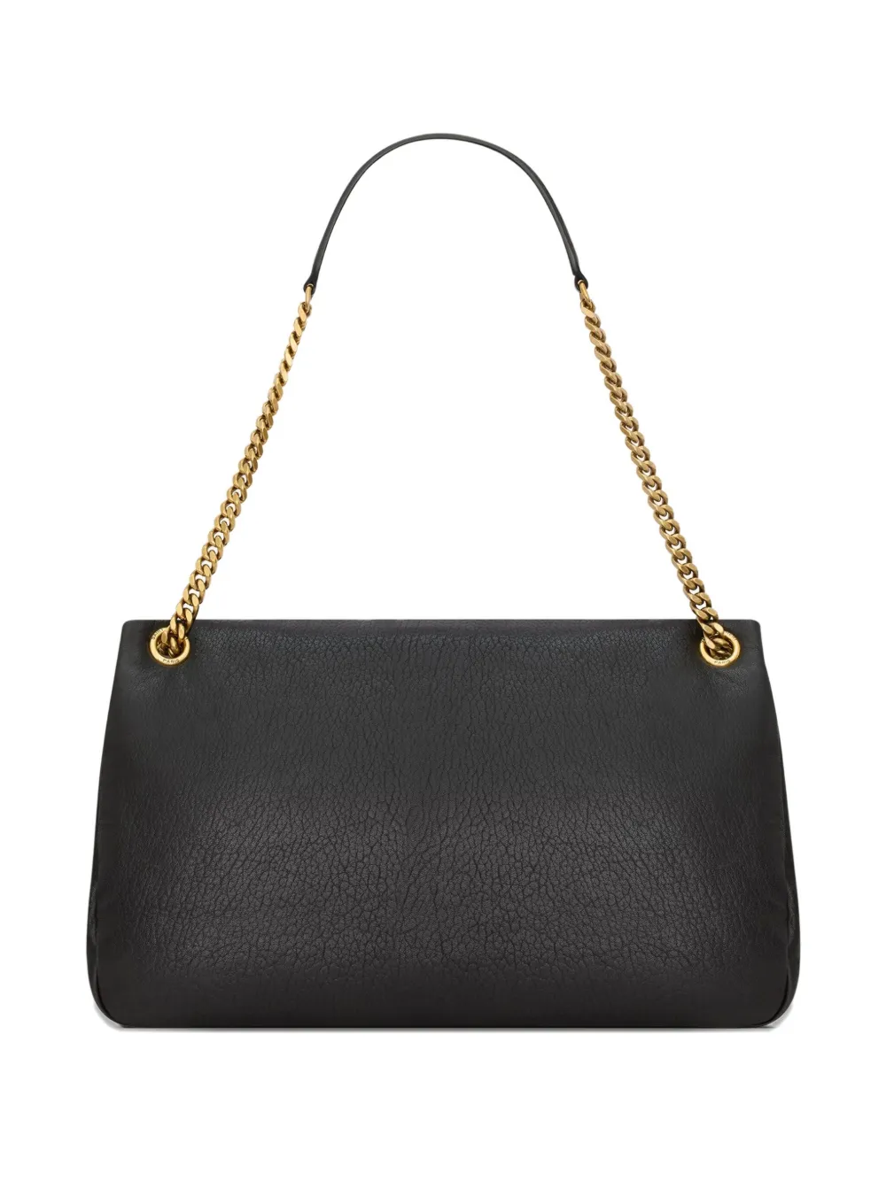 Saint Laurent Calypso leren schoudertas met ketting - Zwart
