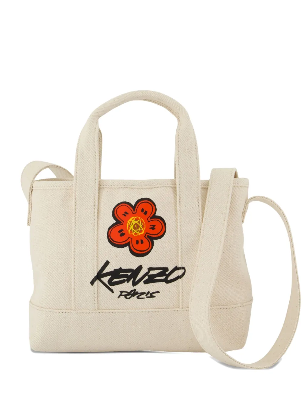 Kenzo x Futura 2000 flower-print tote bag - ニュートラル Kenzo x Futura 2000 flower-print tote bag - ニュートラル