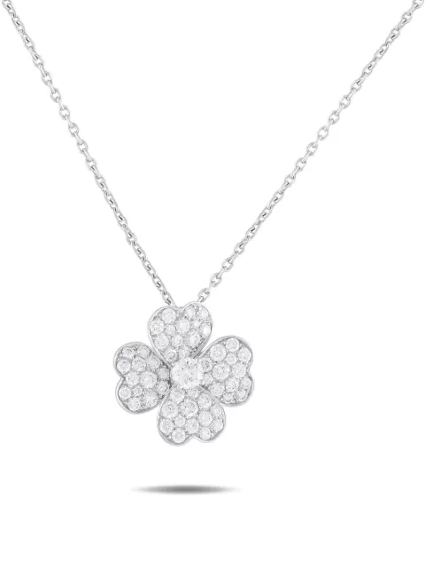 Van Cleef & Arpels 18K white gold Cosmos diamond necklace
