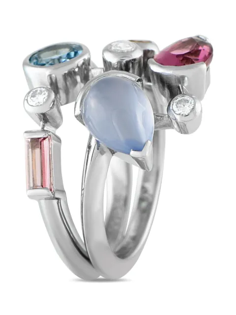 Cartier platinum Meli Melo multi-stone ring