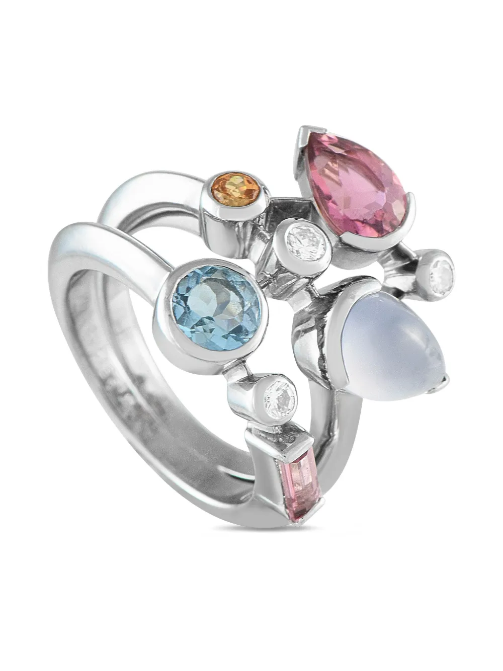 Cartier platinum Meli Melo multi-stone ring | Image 2