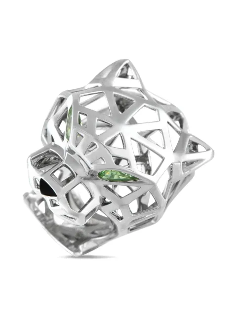 Cartier 18K white gold Panthère ring