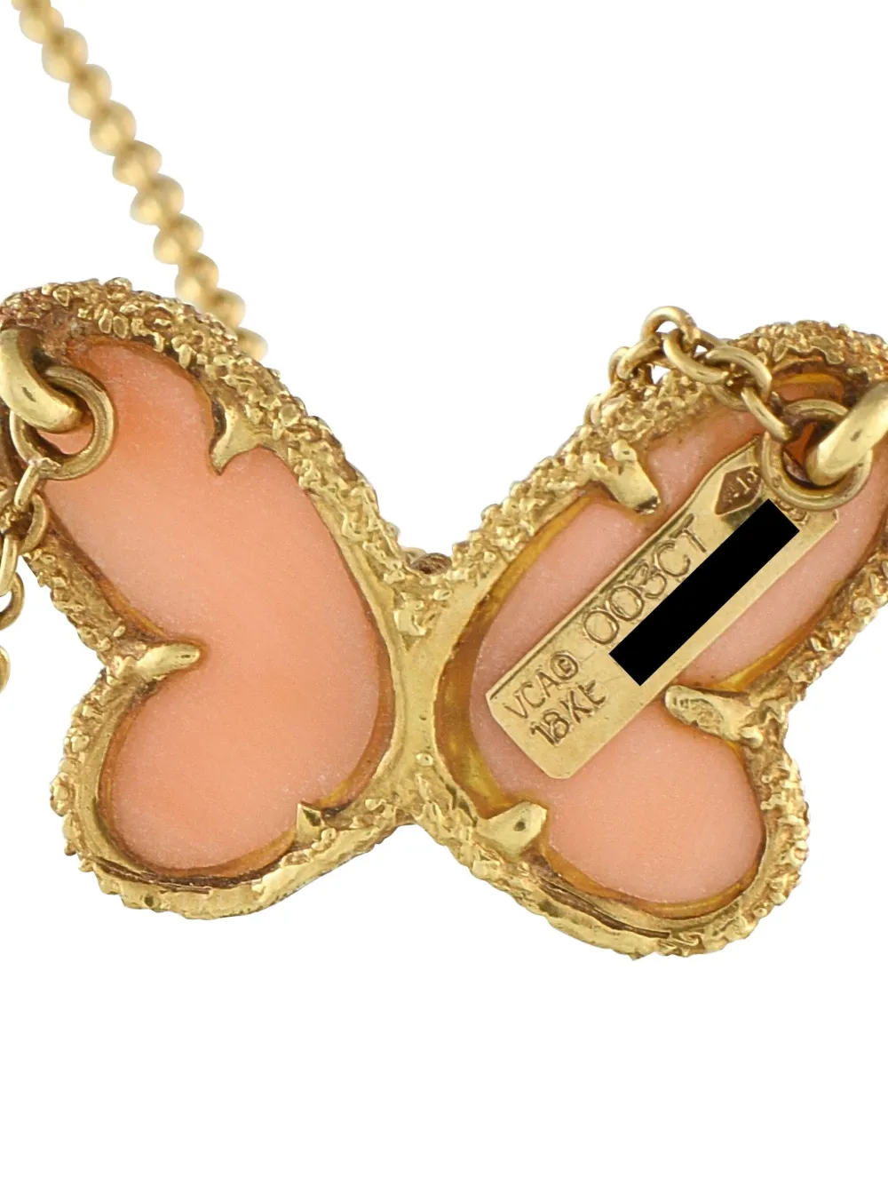 Van Cleef & Arpels 18K yellow gold Papillon diamond necklace | Image 2