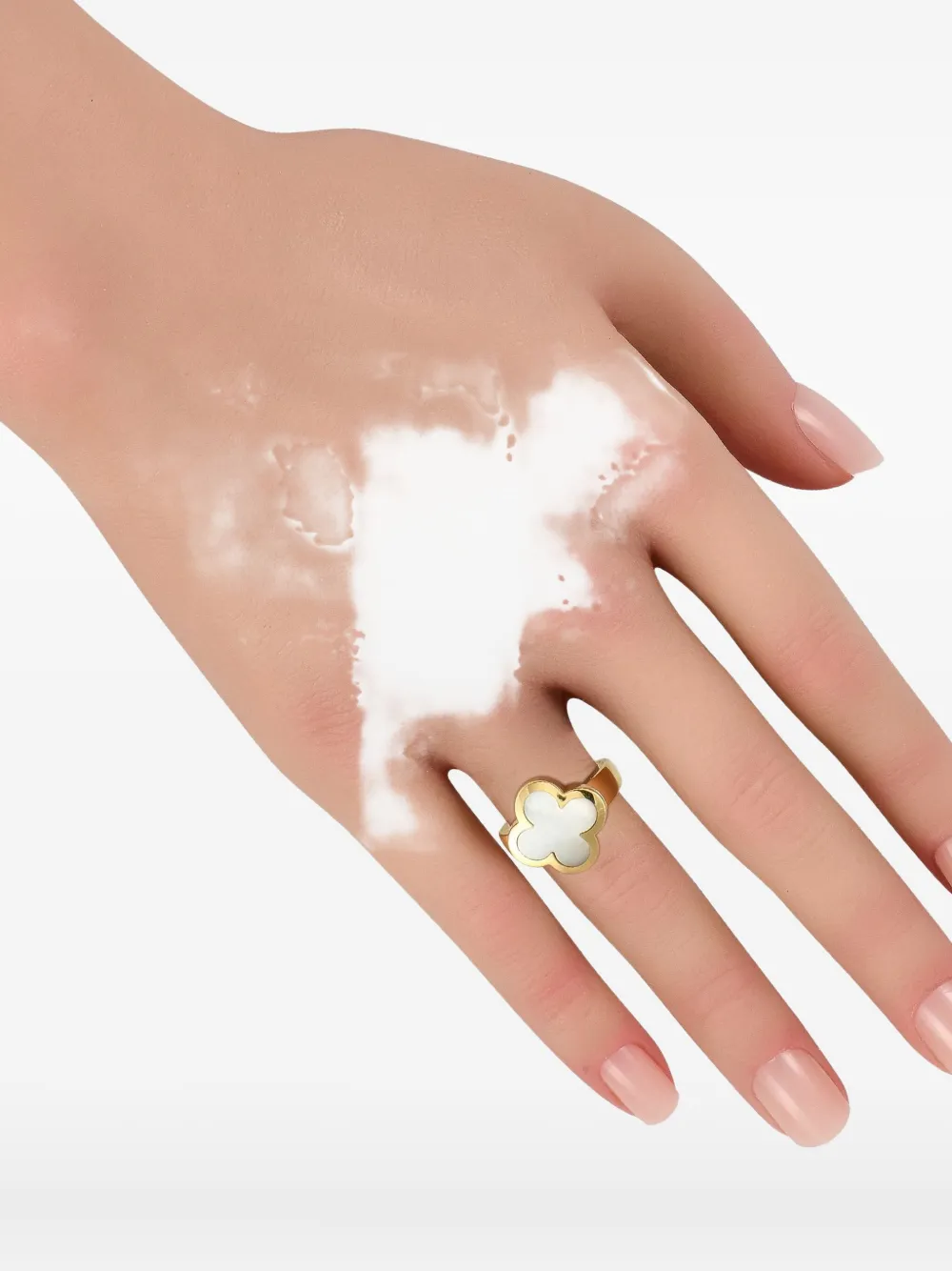 Van Cleef & Arpels 18K yellow gold Pure Alhambra ring - ゴールドトーン Van Cleef & Arpels 18K yellow gold Pure Alhambra ring - ゴールドトーン