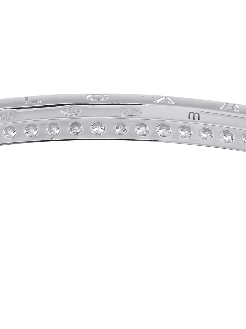 Bvlgari Pre-Owned 18K white gold B.Zero1 diamond cuff bracelet | Image 2