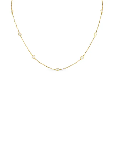 Tiffany & Co. 18K yellow gold By The Yard diamond necklace