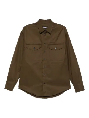 Saint Laurent シャツジャケット | グリーン | FARFETCH JP