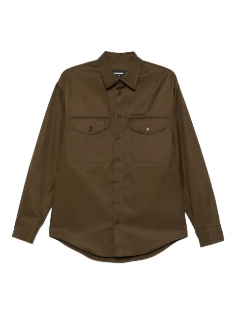 DSQUARED2 Utility double-pocket cotton shirt