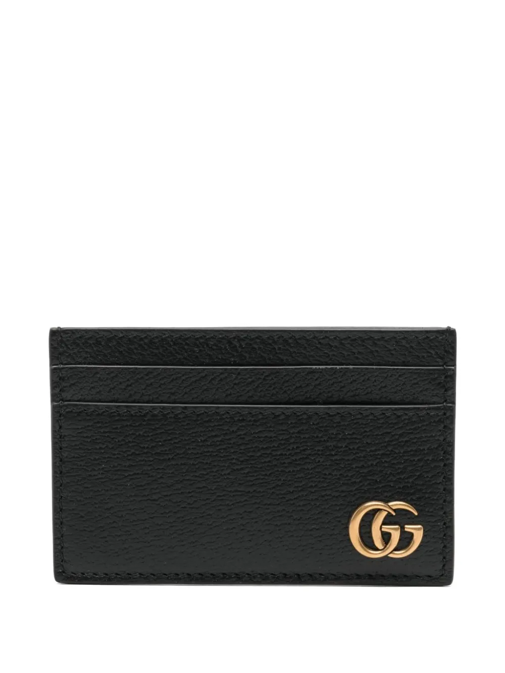 Gucci GG Marmont leather cardholder Zwart