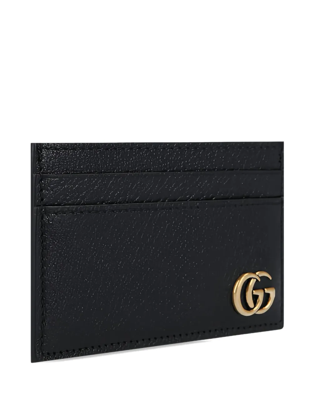 Gucci GG Marmont leather cardholder Zwart