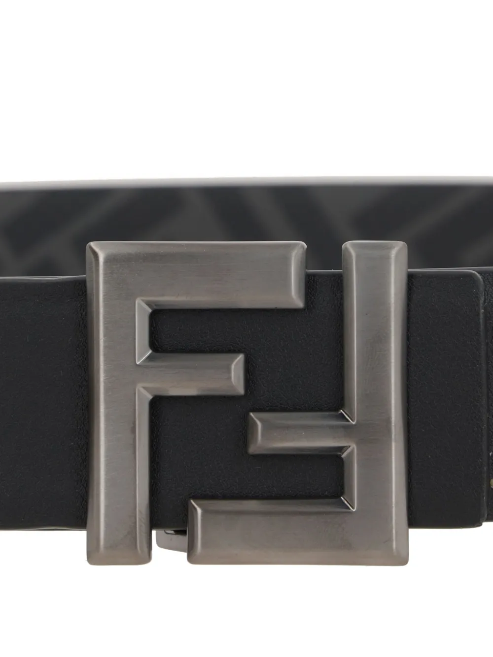 FENDI FF-motif reversible belt - Zwart