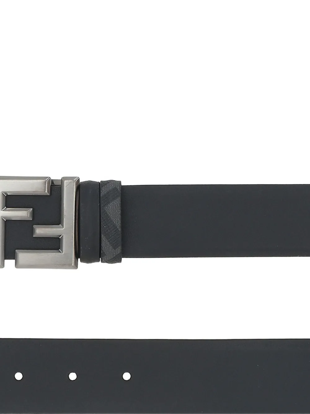 FENDI FF-motif reversible belt Zwart
