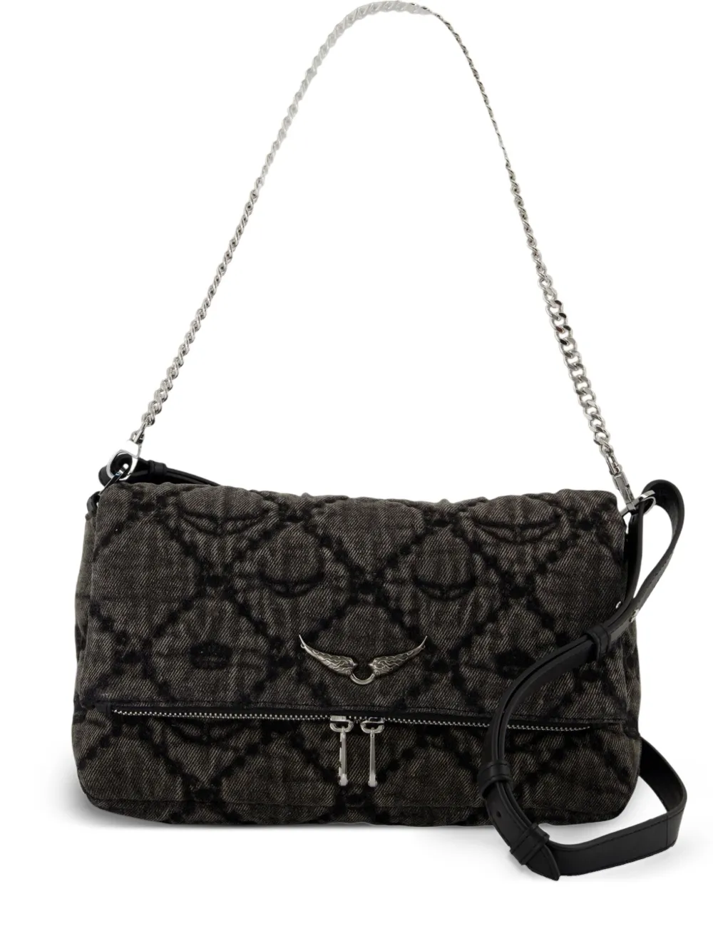 Zadig & Voltaire Rocky II ショルダーバッグ ミニ - ブラック Zadig & Voltaire Rocky II ショルダーバッグ ミニ - ブラック