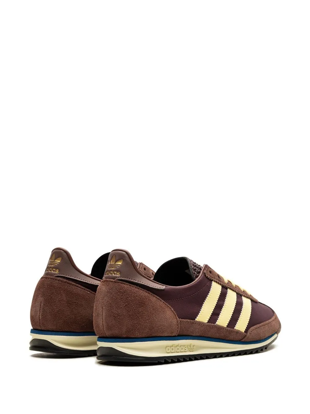 Adidas Originals Sl 72 Ow Sneakers In Brown Suede And Fabric In Brown