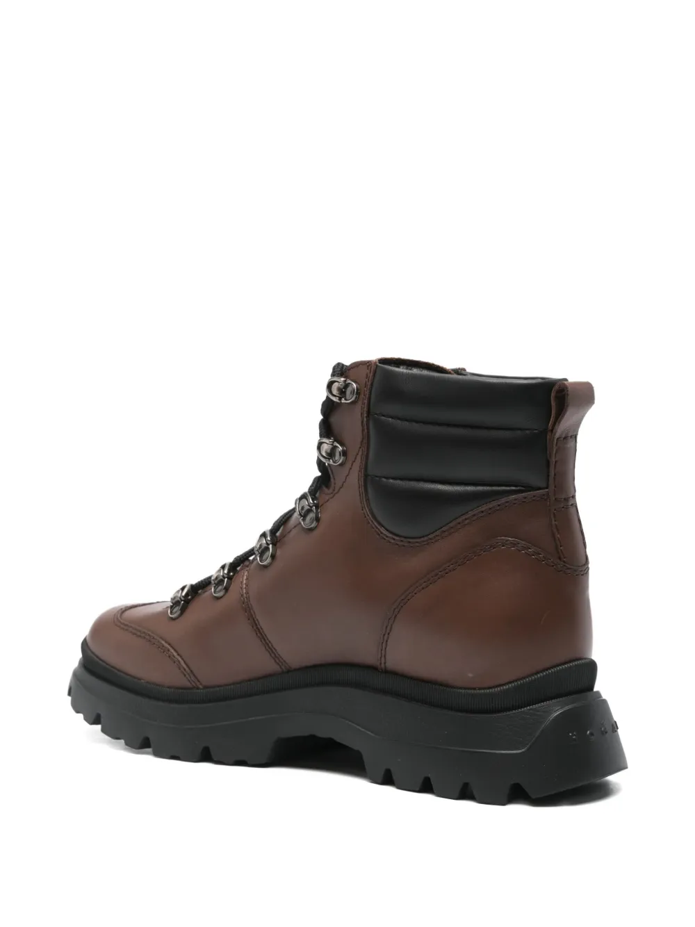 Hogan lace-up chunky-sole boots Brown