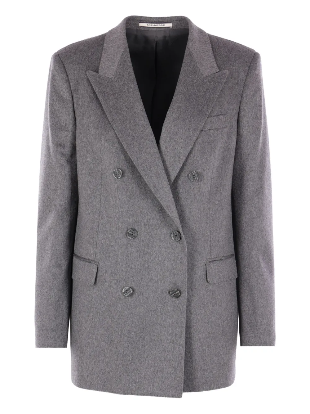 Tagliatore double-breasted coat | Grey | Image 1