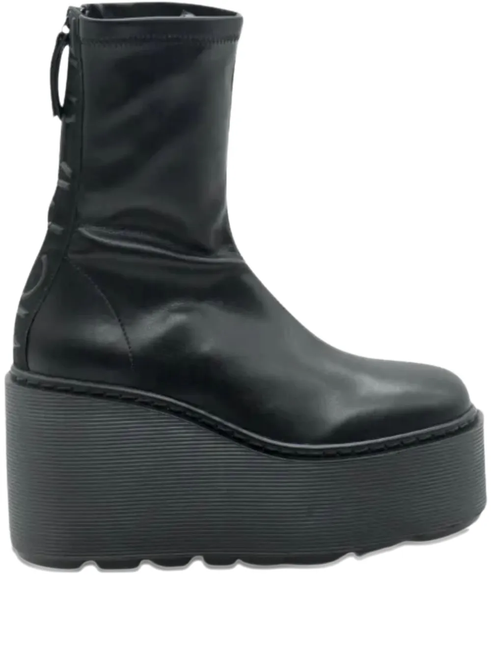 Vic Matie 100mm platform high-heel boots | Black | Image 1