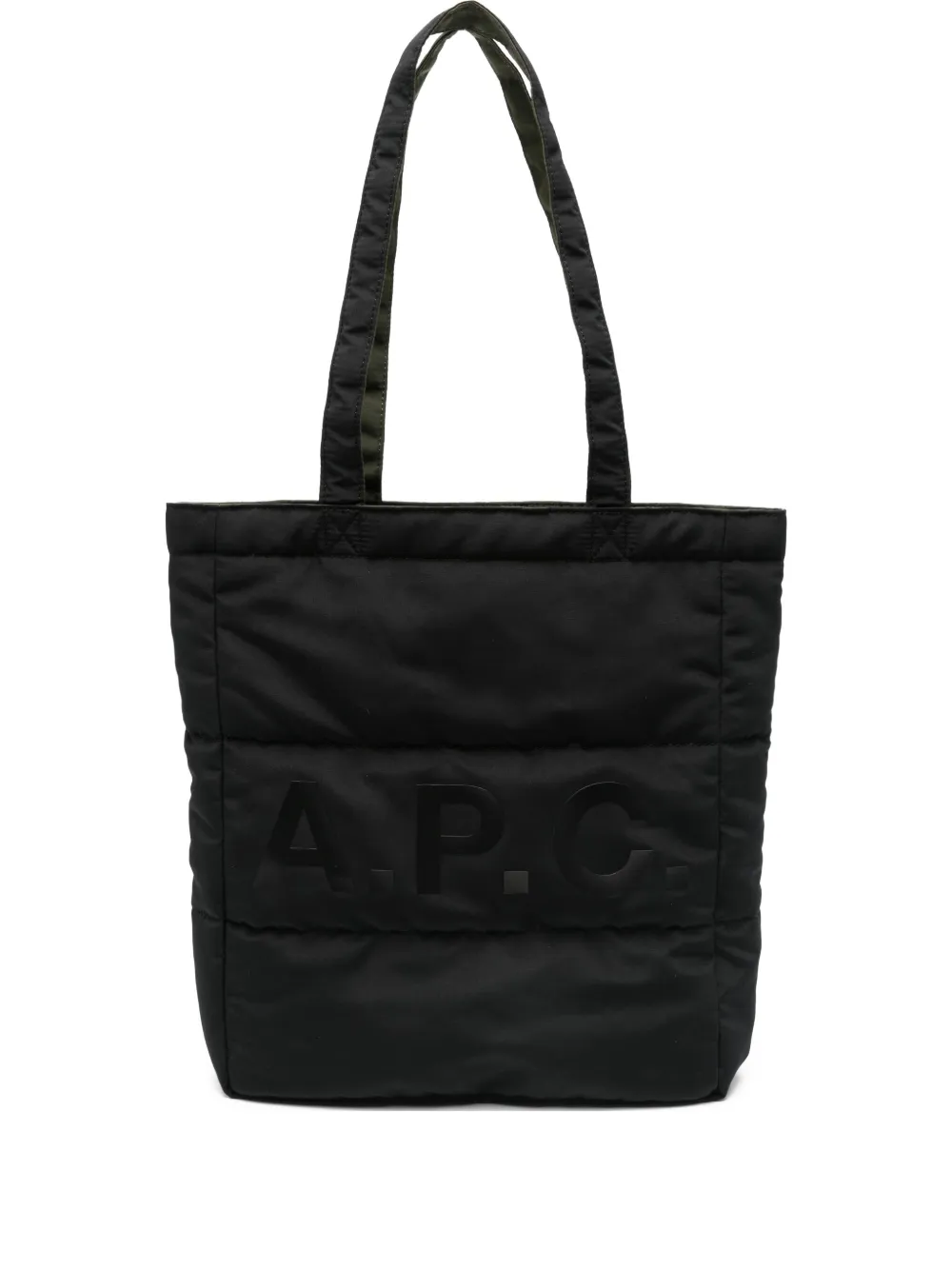 A.P.C. キルティング ハンドバッグ - ブラック A.P.C. キルティング ハンドバッグ - ブラック