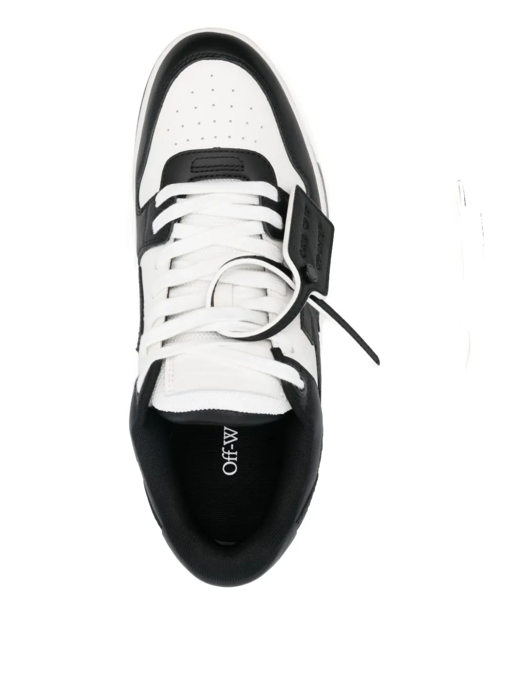 Off-White Out Of Office arrow-detail leather low-top sneakers Black