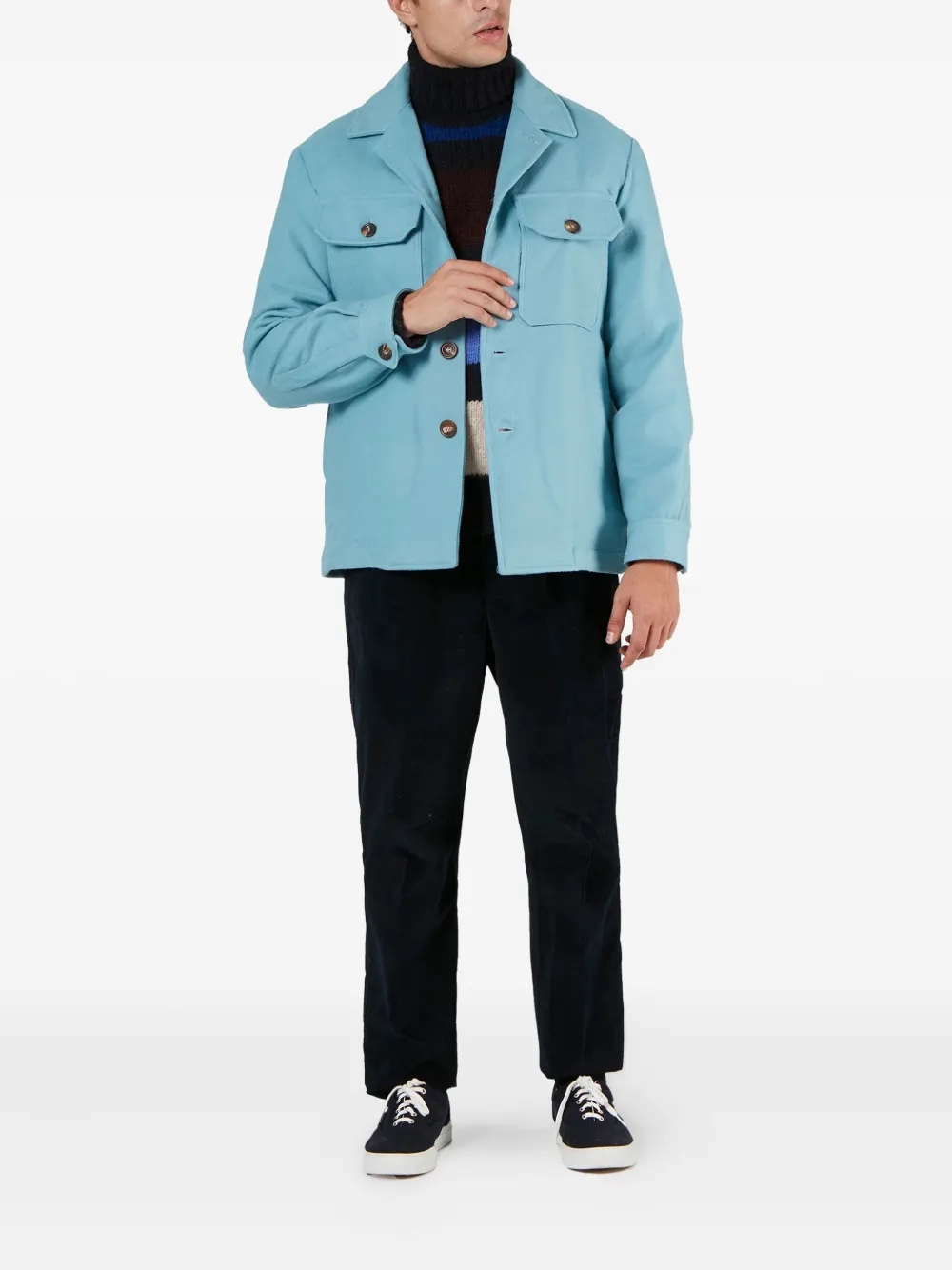 Doppiaa sobrecamisa con cierre con botones | Sobrecamisas | Image 2