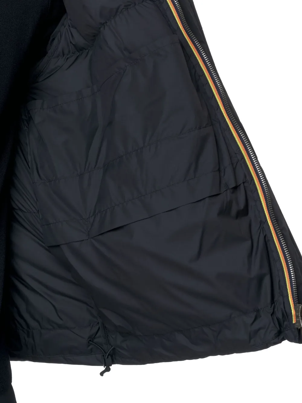 K-way Tuill Thermo Microfiber Down Jacket In Blue