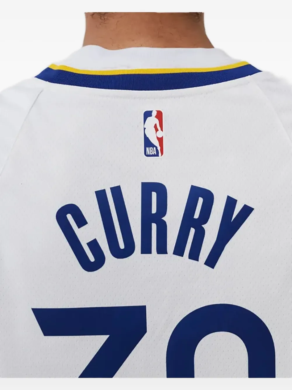 Nike x NBA Golden State Warriors Association White/Yellow/Blue tank top - Wit
