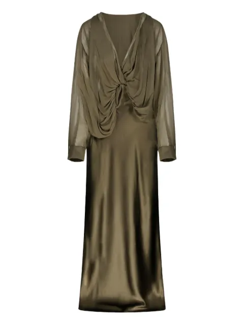 Christopher Esber draped-details maxi dress