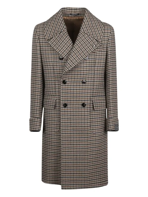 Gabriele Pasini double-breasted houndstooth coat
