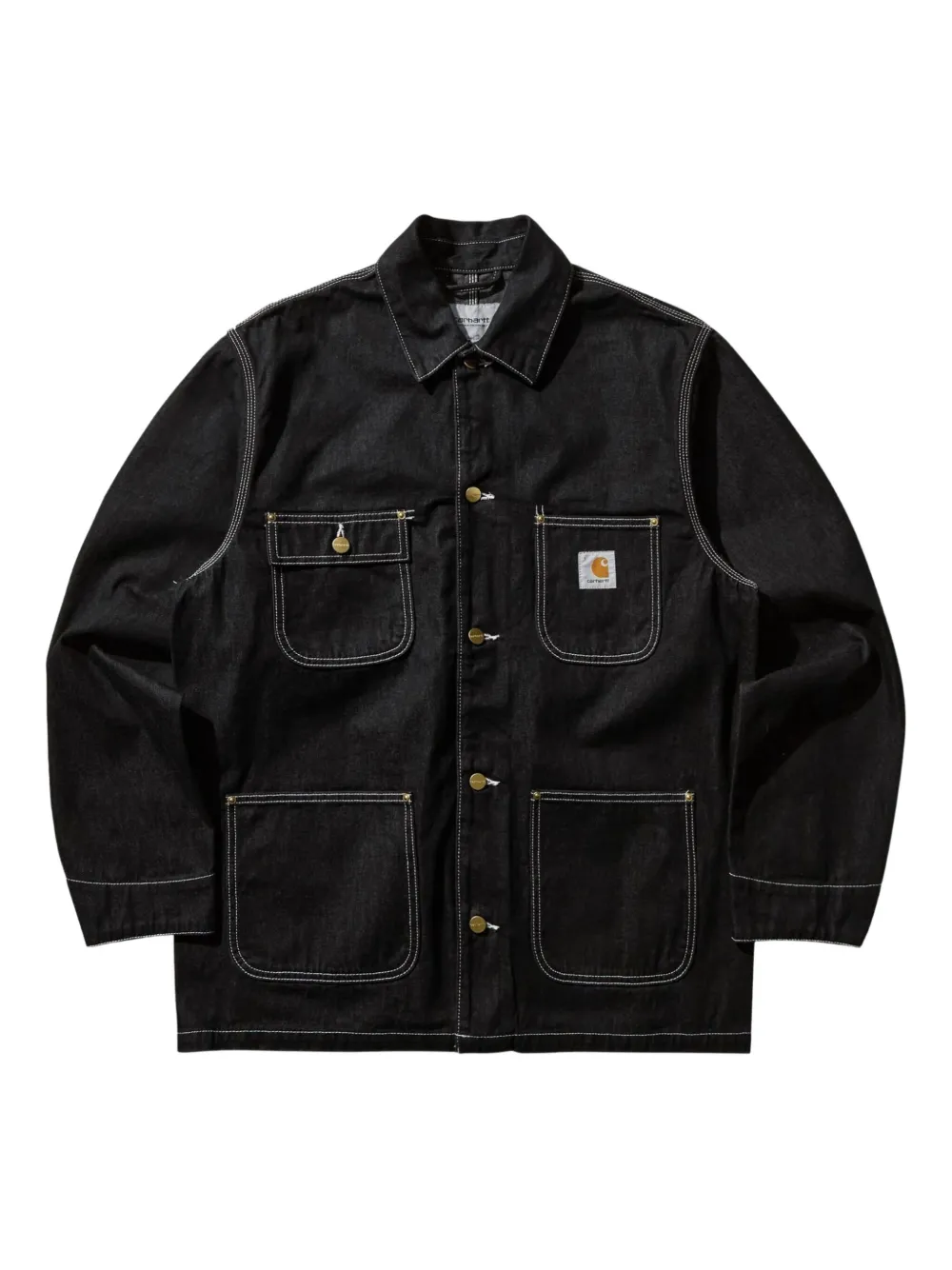 Carhartt WIP OG Chore denim jacket | Black | Image 1