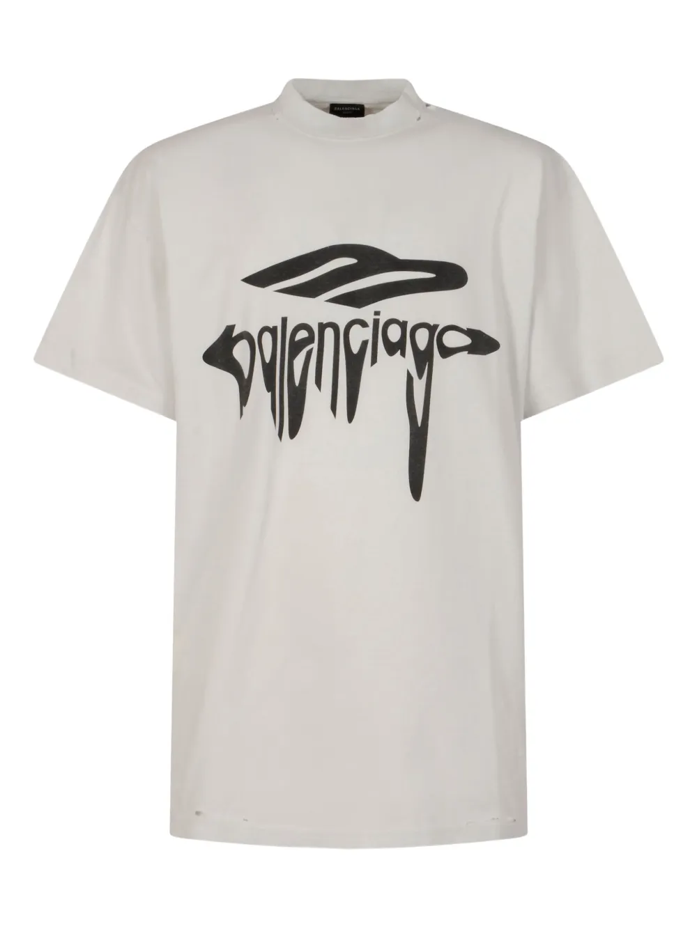 Balenciaga graphic-print cotton T-shirt - ニュートラル Balenciaga graphic-print cotton T-shirt - ニュートラル