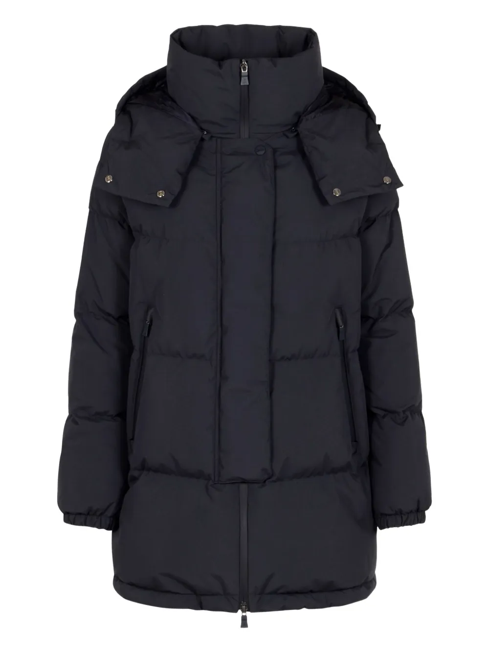 Herno hooded puffer coat - ブルー Herno hooded puffer coat - ブルー