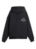Y-3 graphic-print hoodie - Black