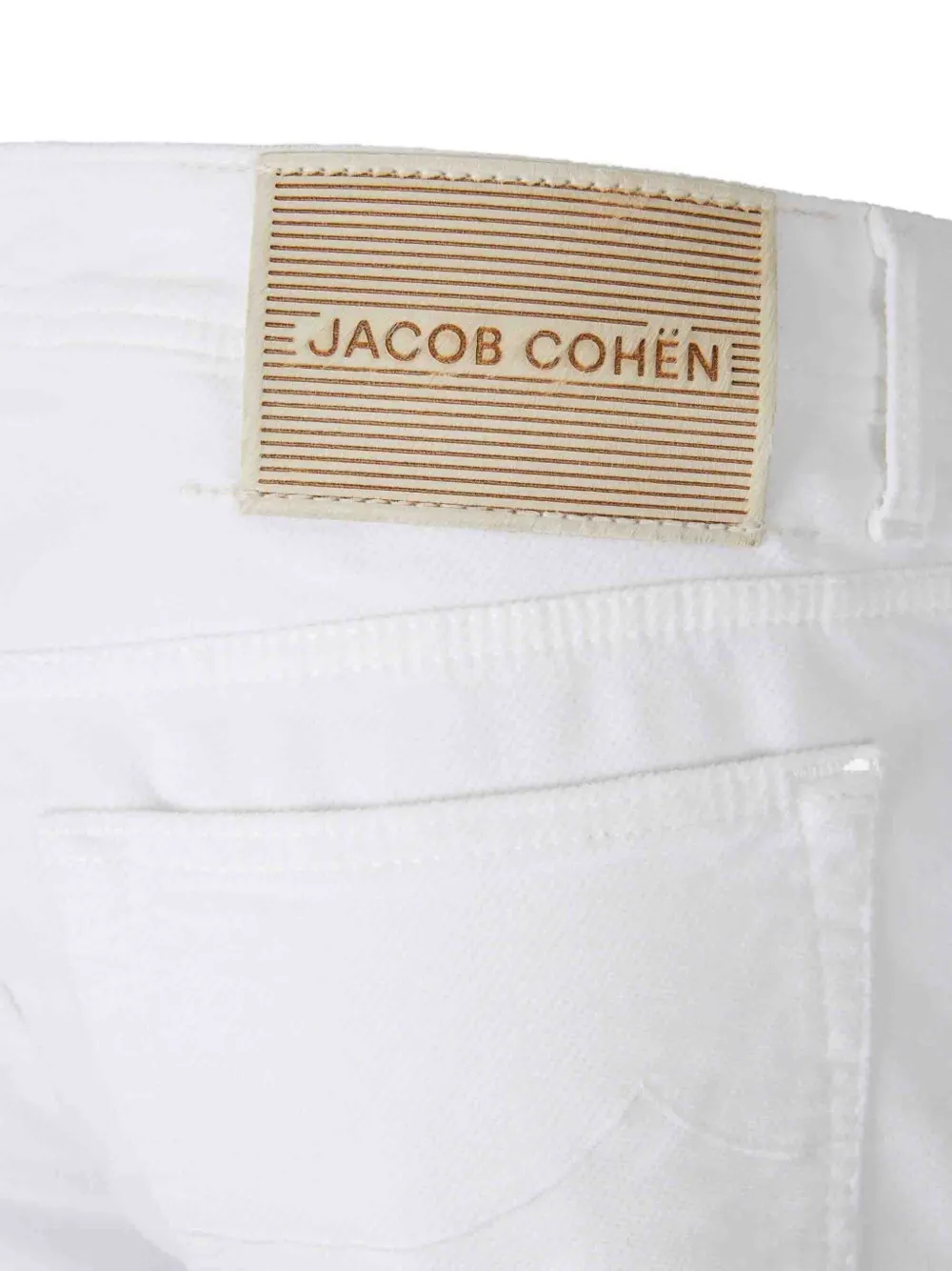 Jacob Cohen Button-fly Jeans In White
