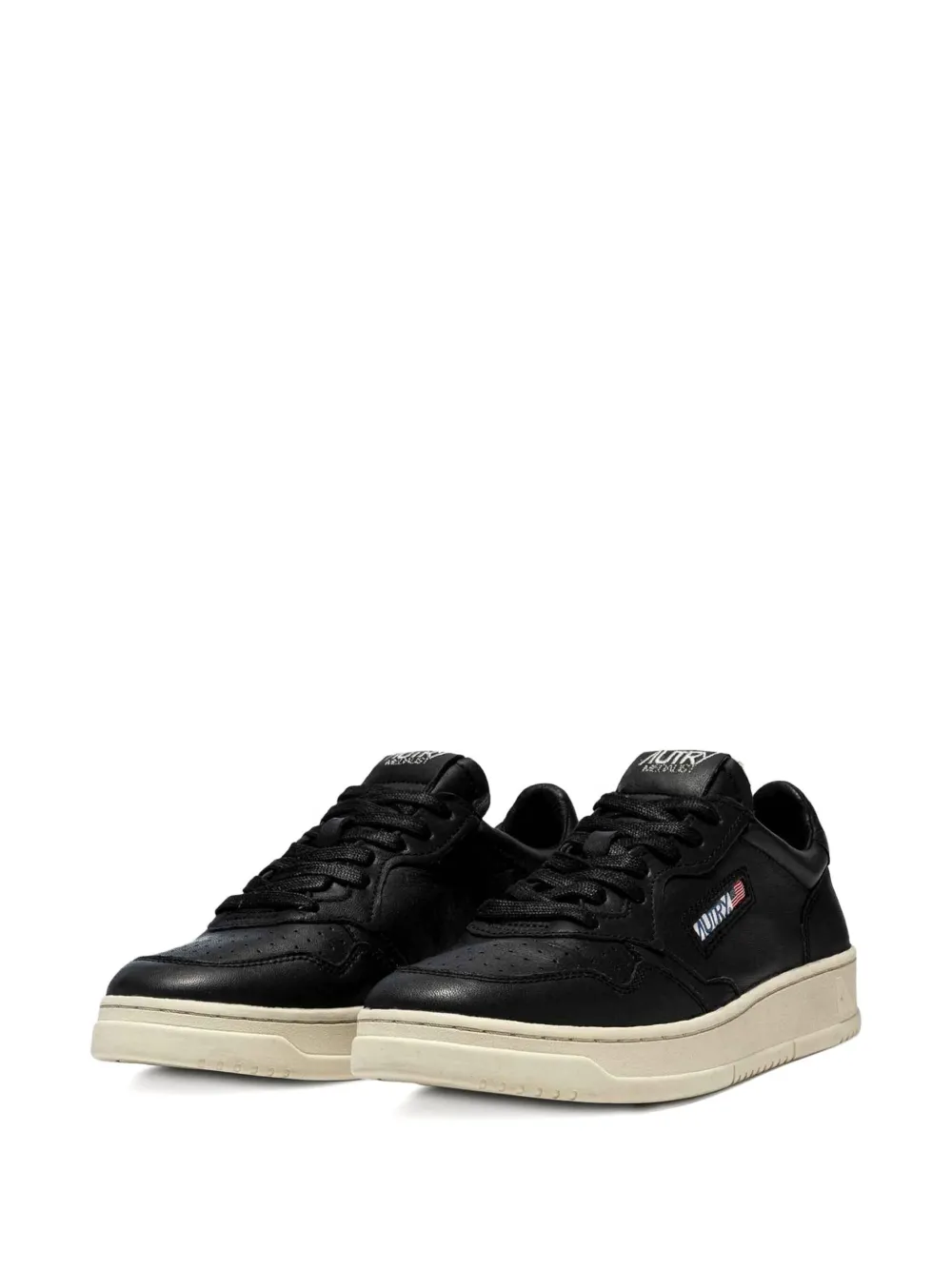 Autry Medalist leather sneakers Black