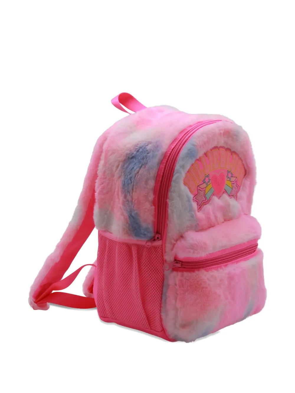 Billieblush Rugzak met tie-dye print en bont-effect - Roze