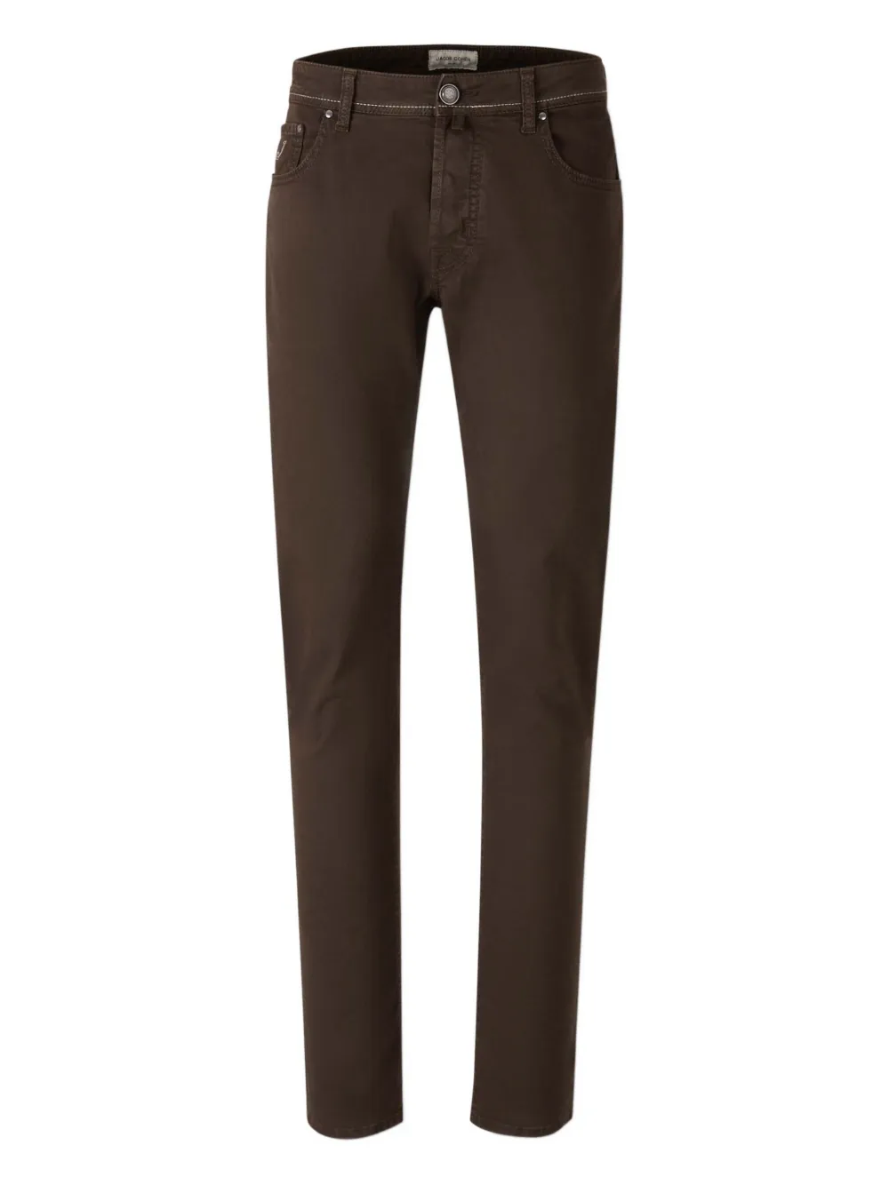 Jacob Cohën logo-patch denim jeans | Brown | Image 1