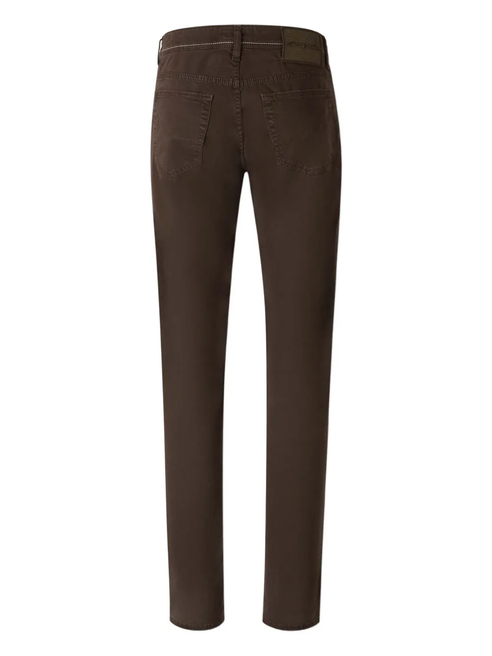 Jacob Cohën logo-patch denim jeans - Bruin