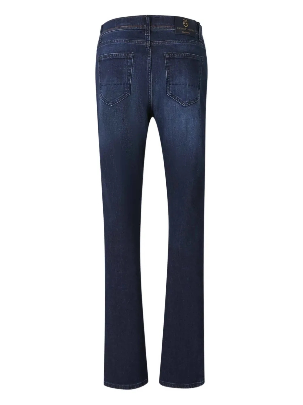 Richard J. Brown embroidered-pocket jeans - Blauw