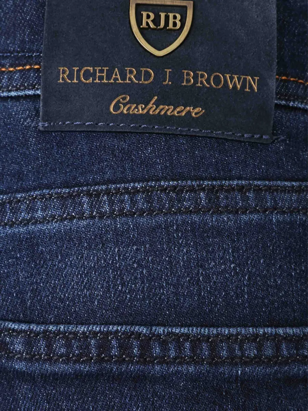 Richard J Brown Embroidered-pocket Jeans In Blue