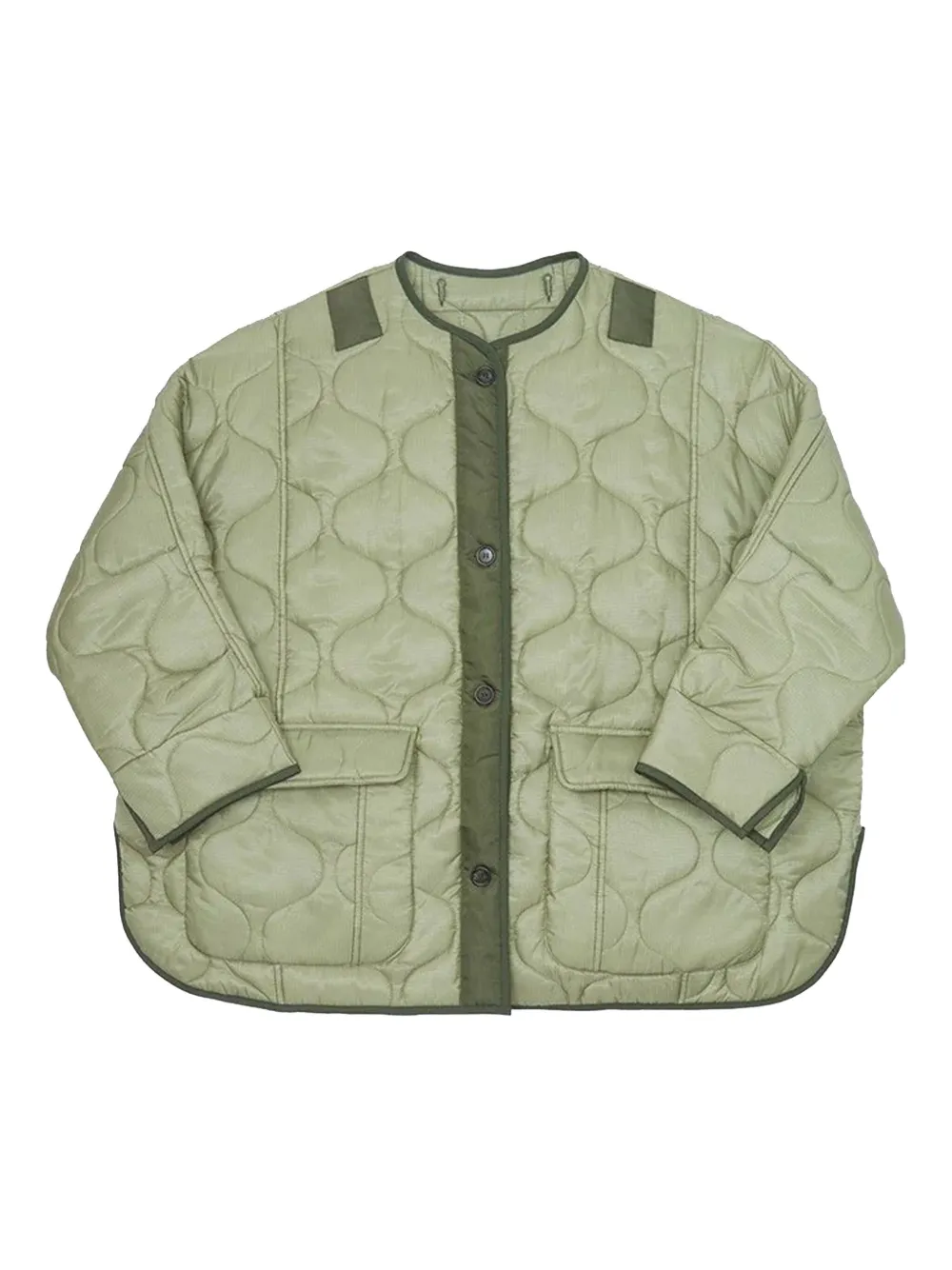 The Frankie Shop wave-pattern jacket | Green | Image 1