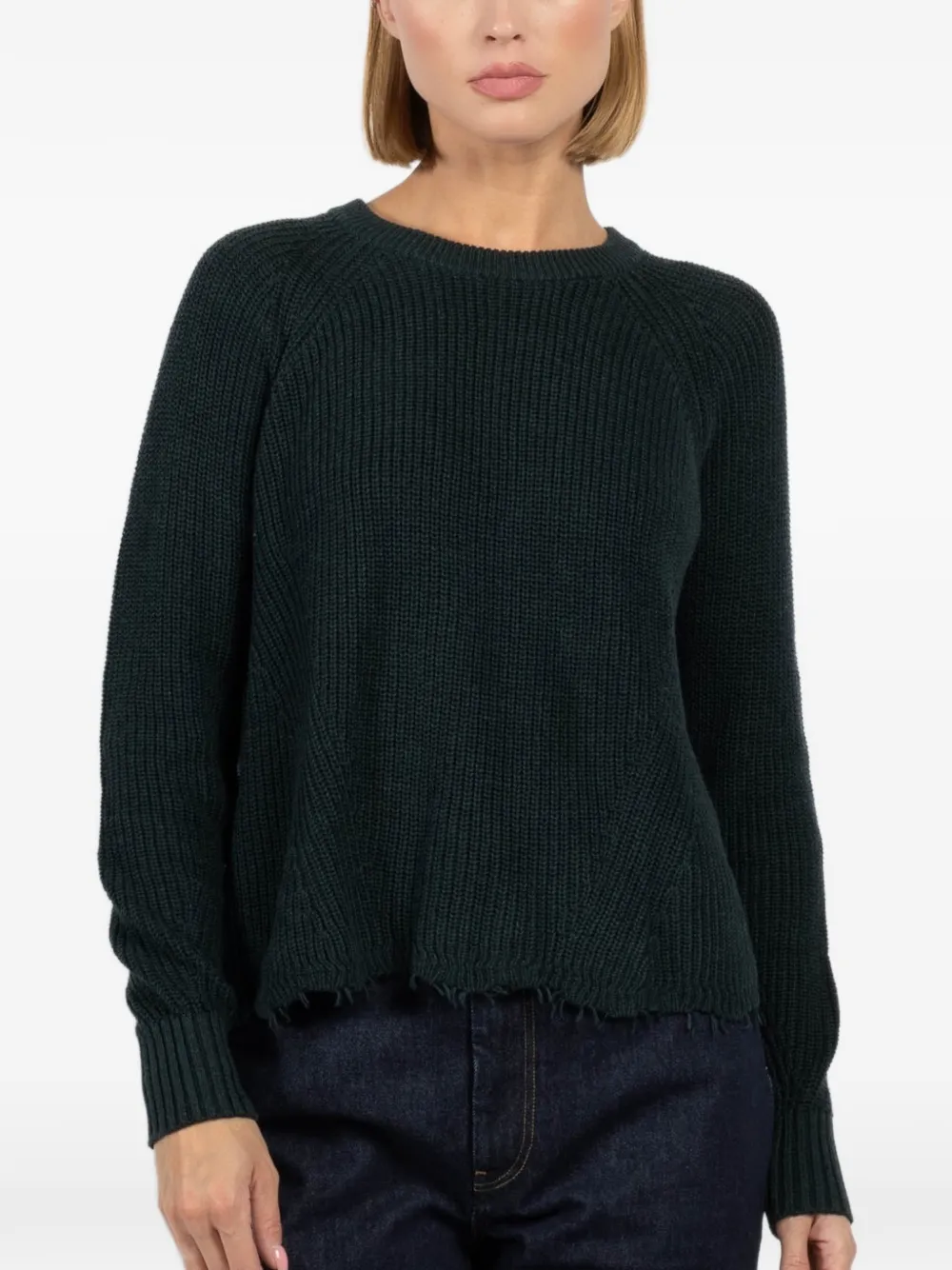 Autumn Cashmere Shaker distressed sweater - Grün