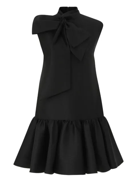 ZIMMERMANN tie-neck flared mini dress