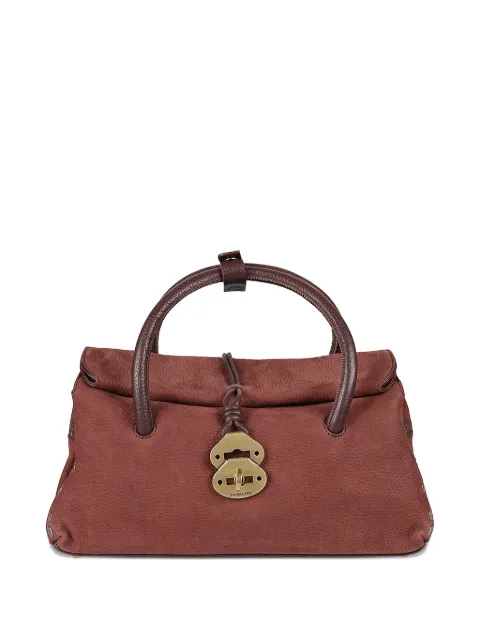 Zanellato knotted-closure studded tote bag