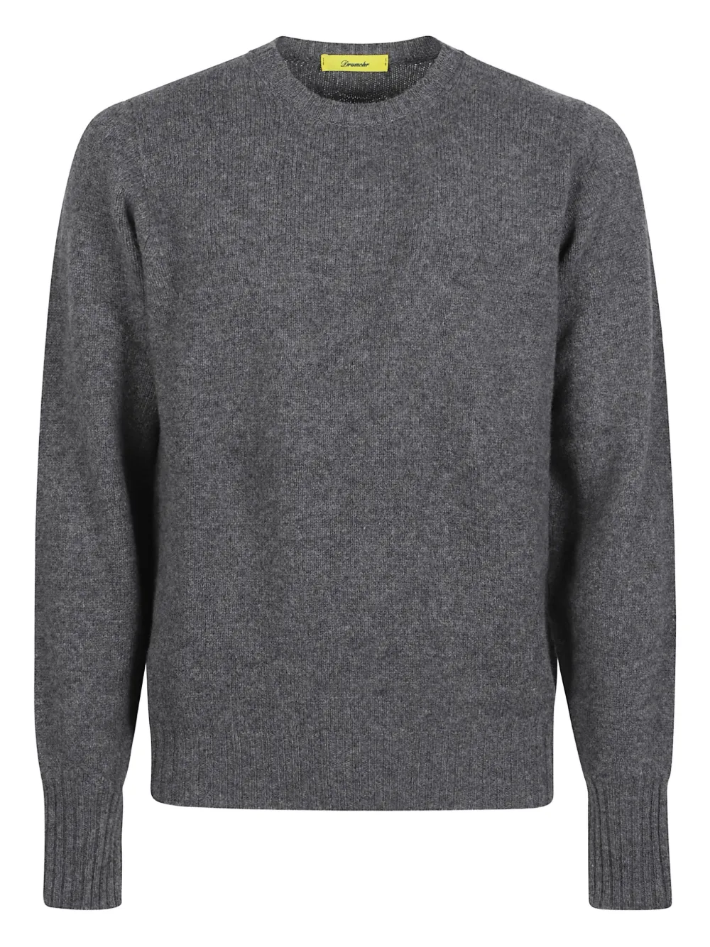 Drumohr round neck long-sleeved sweater | Grey | Image 1
